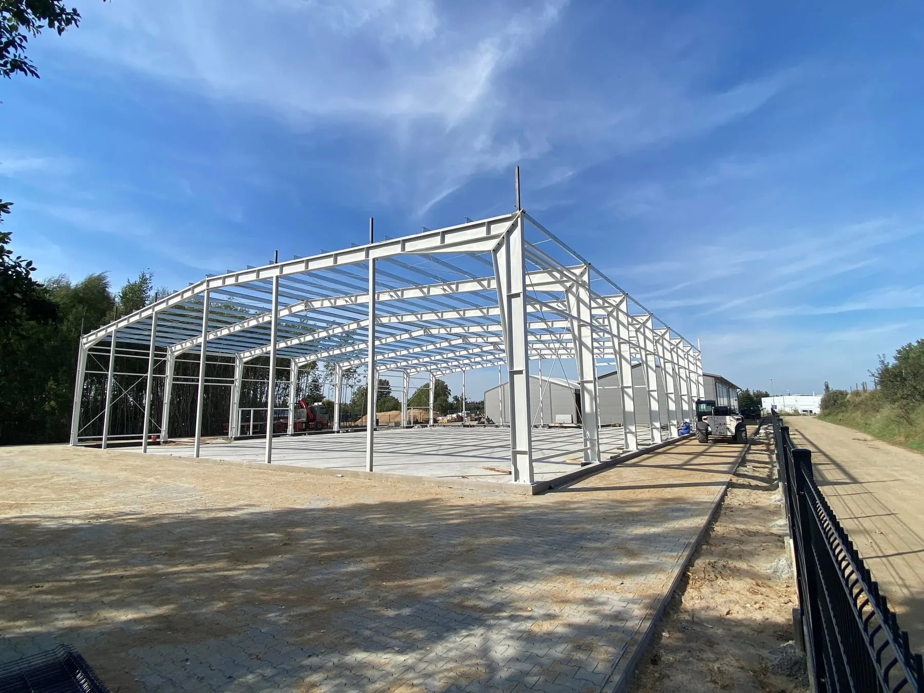 Zbrojenie stóp fundamentowych przed zalaniem betonem